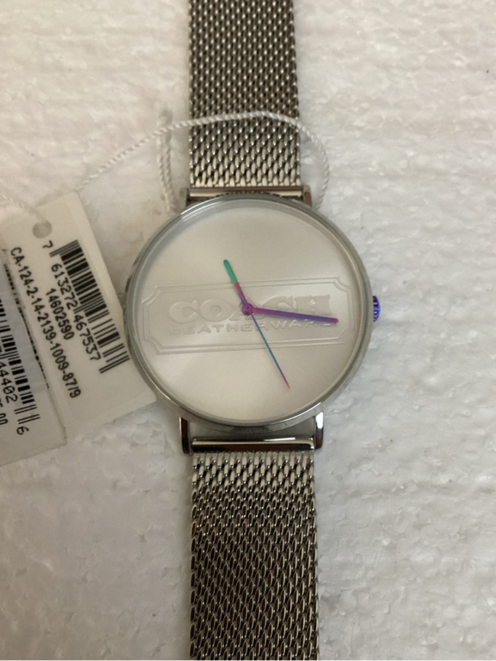 Men's Charles Stainless Steel Mesh Bracelet Watch 41mm 14602590 - Picture 4 of 13
